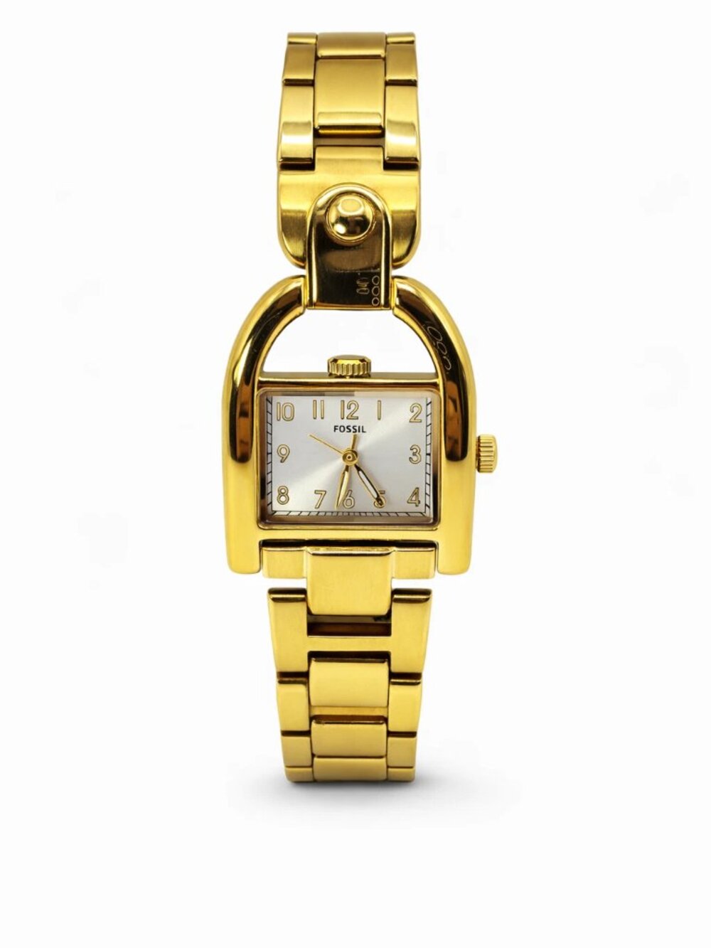 Fossil Harwell ES5327 Women's Gold-Tone Three-Hand Watch 28mm